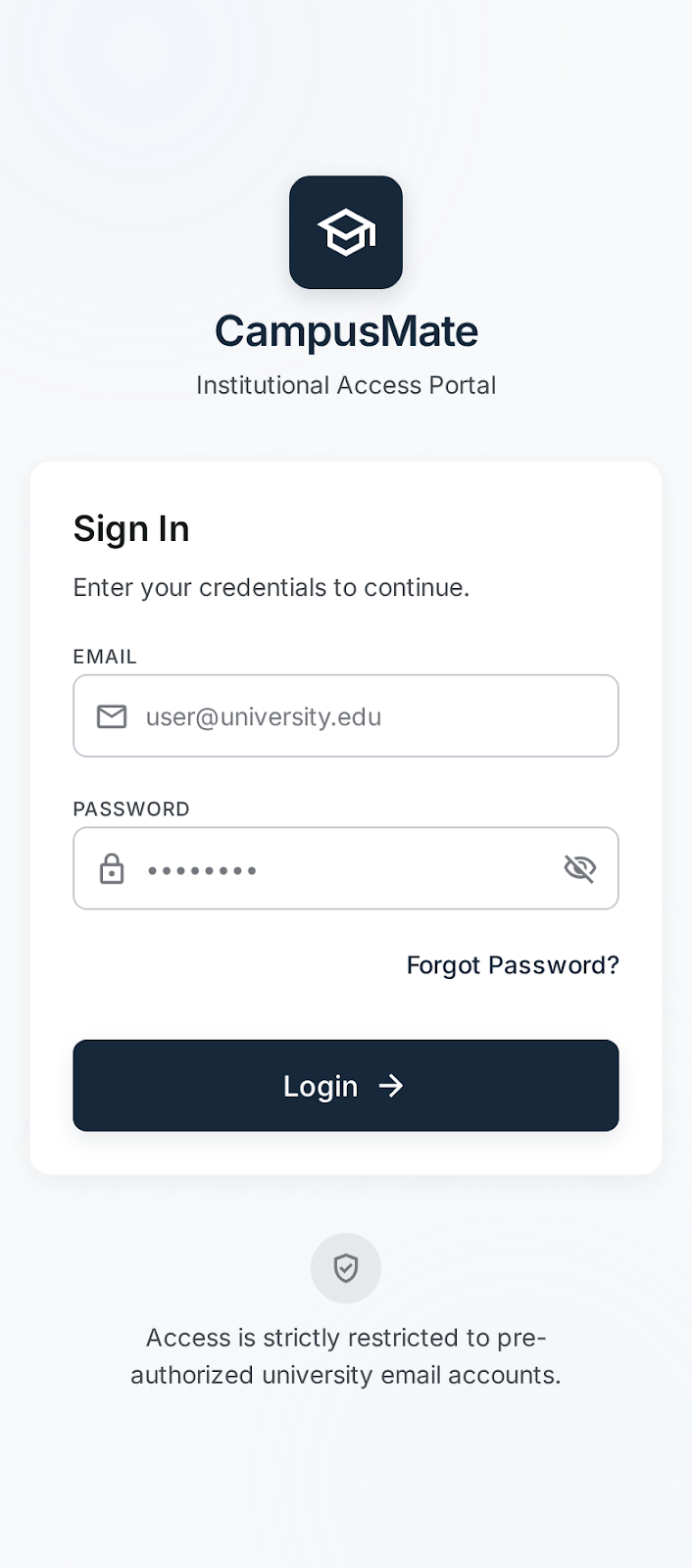 CampusMate — Academic Marketplace — Tutor profile, ratings, and session booking.